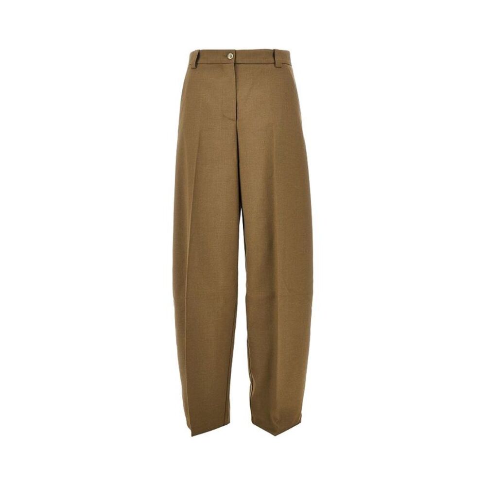 Pinko Women Wool-Blend Barrel Leg Pants
